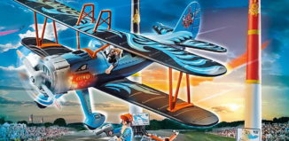 Playmobil - 70831 - Air Stuntshow Doppeldecker Phönix