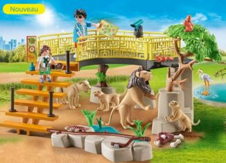 Playmobil - 71192 - Lion open-air enclosure