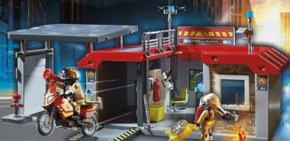 Playmobil - 71193 - Transportable Fire Station