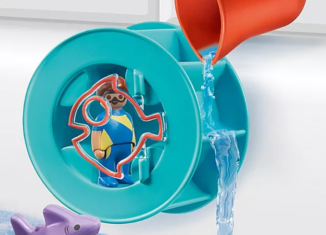 Playmobil - 70636 - Water Wheel with Baby Shark