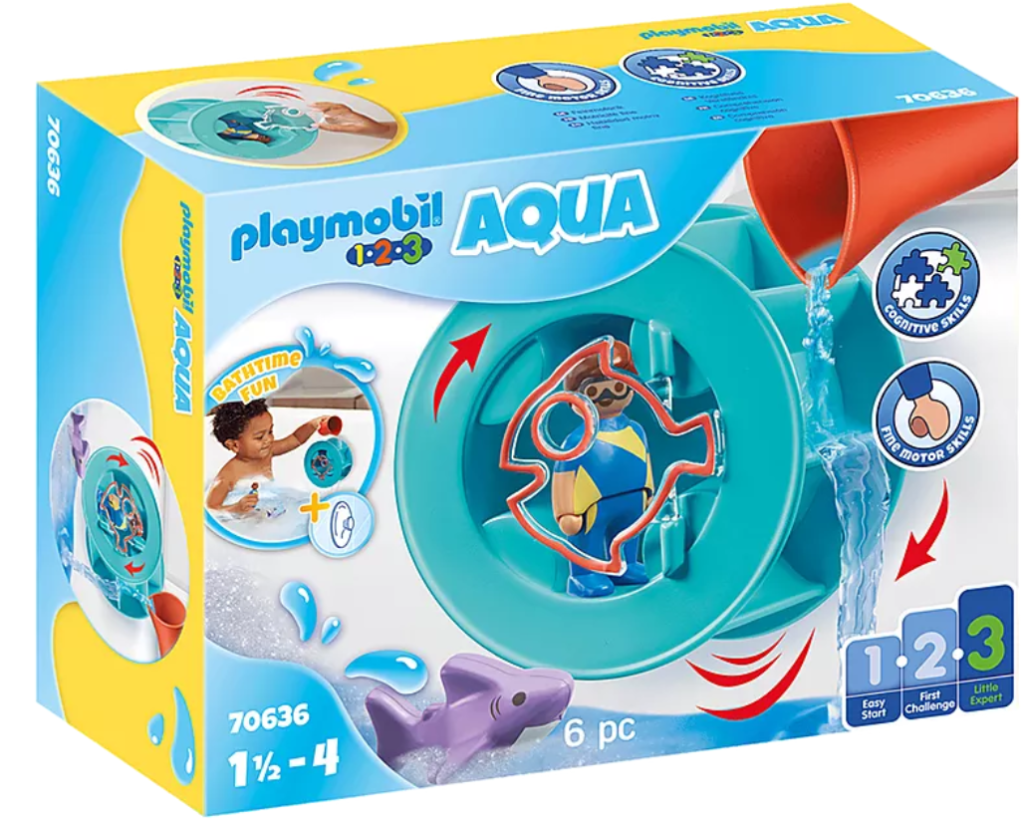 Playmobil 70636 - Water Wheel with Baby Shark - Box