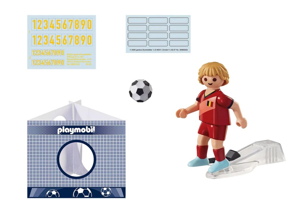 Playmobil 71128 - Football Player Belgium - Back