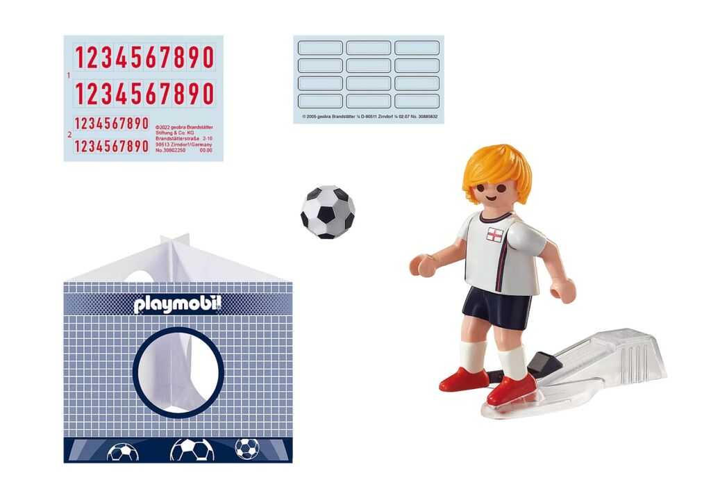 Playmobil 71126 - Football Player England - Back
