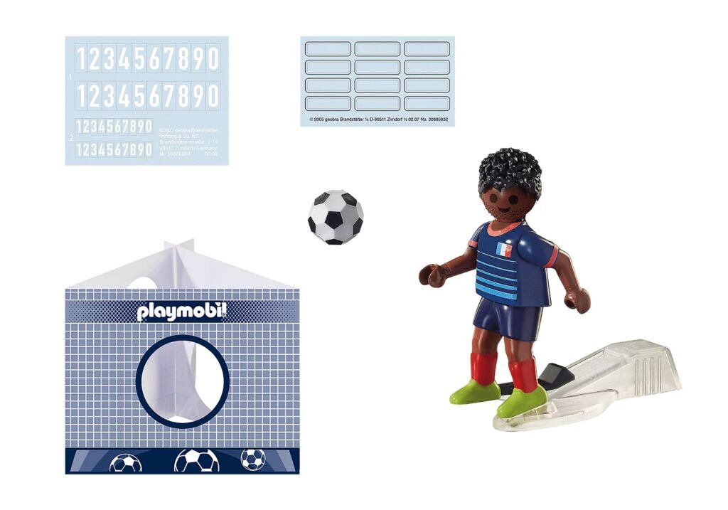 Playmobil 71123 - Football Player France A - Back