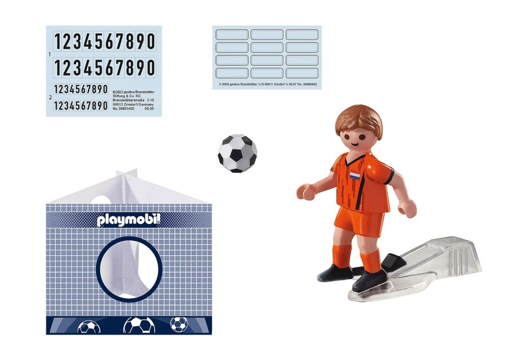 Playmobil 71130 - Football Player Netherlands - Back