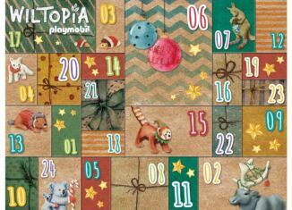 Playmobil - 71006 - Wiltopia - DIY Calendario de Adviento - Viaje de Animales alrededo