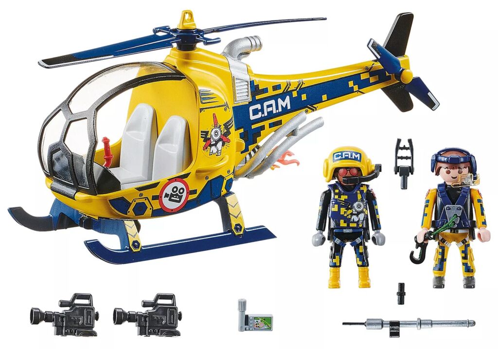 Playmobil 70833 - Air Stuntshow Film Crew Helicopter - Back