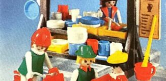 Playmobil - 3486 - Market Stall and Shoppers