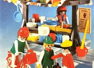 Playmobil - 3486 - Market Stall and Shoppers