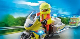 Playmobil - 71205 - Moto de Emergencias con luz intermitente