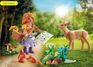 Playmobil - 71188 - Herb Collector with forrest animals