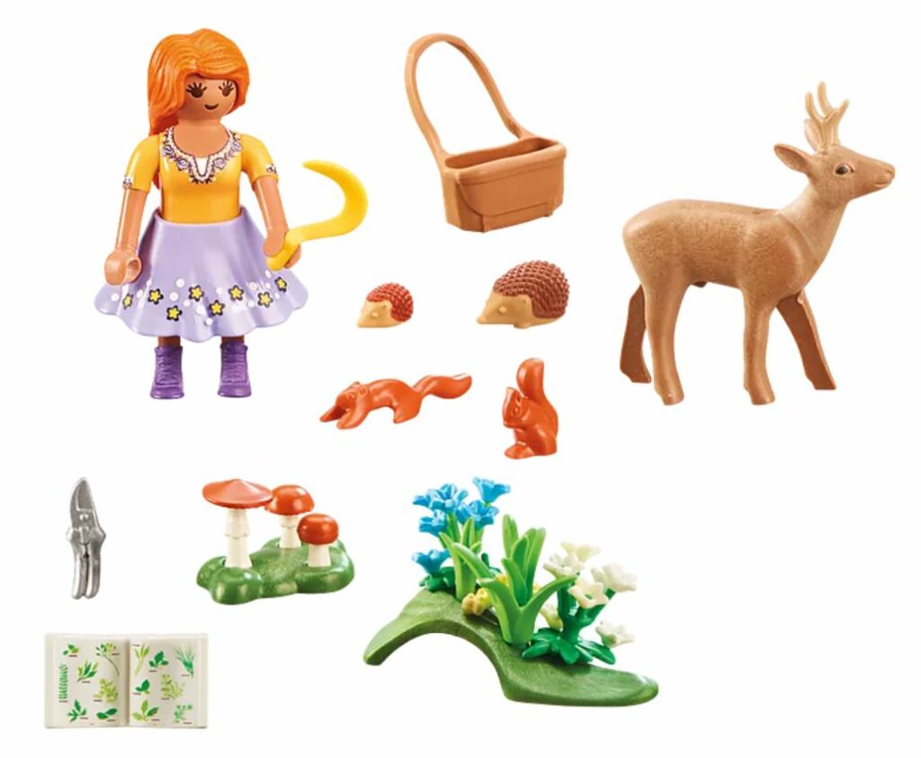 Playmobil 71188 - Herb Collector with forrest animals - Back