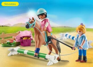 Playmobil - 71242 - Cavalière et cheval avec monitrice