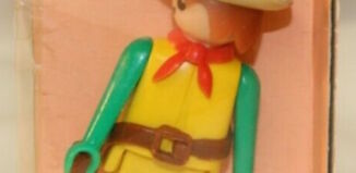 Playmobil - 1734/1v4-pla - Cowboy jaune / cheveux bruns