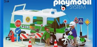 Playmobil - 3155s2v2 - Polizeibus und Motorrad