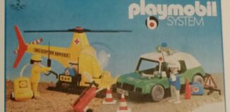 Playmobil - 3158s1v2 - Hélicoptère d'assistance + voiture de police