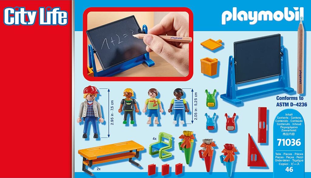 Playmobil 71036 - School classroom - Back