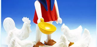 Playmobil - 3595v1 - Farmer's Wife And Chickens