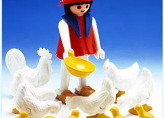 Playmobil - 3595v1 - Farmer's Wife And Chickens