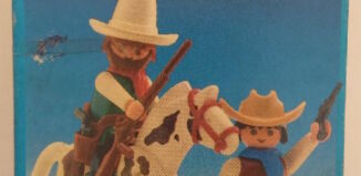 Playmobil - 3304s2v3-esp - 2 cowboys / cheval