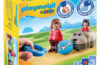 Playmobil - 70406 - Children with dog wagon