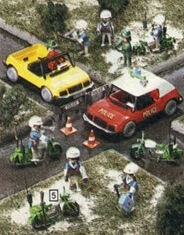 Playmobil - 49-59976v2-sch - Set patrouille d'autoroute