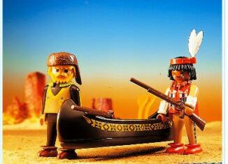 Playmobil - 3397 - Indien / trappeur / canot