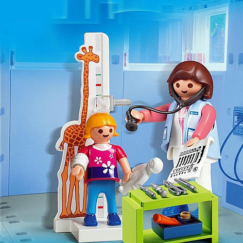 Playmobil 4921 - Pediatrician with Child - Back