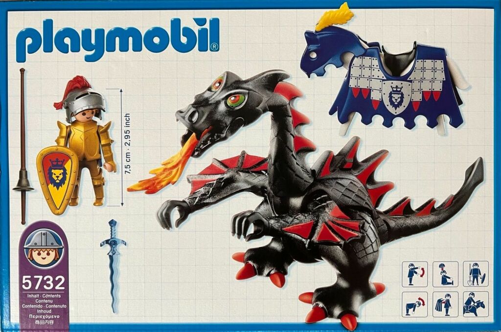 Playmobil 5732 - Ferocious Dragon - Back