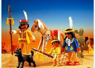 Playmobil - 3396v1 - Famille indiens