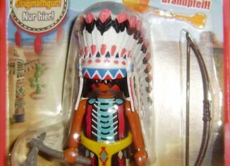 Playmobil - 30791833-ger - Indian Chief with bow and fire arrow