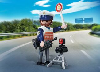 Playmobil - 71201 - Traffic Policeman with speed trap