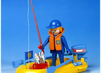 Playmobil - 3574v2 - Fisherman in rowboat