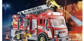 Playmobil - 71233 - Camion de pompiers avec grande échelle
