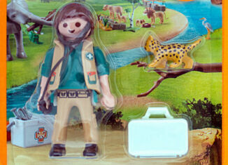 Playmobil - 30794704-ger - Vet with baby leopard