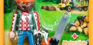 Playmobil - 30795973-ger - Starker Holzfäller mit Schutzhelm und Motorsäge