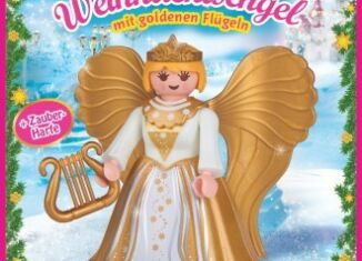 Playmobil - 30797363-ger - Weihnachtsengel mit goldenen Flügeln + Zauber-Harfe