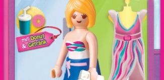 Playmobil - 30798153-ger - Sweet Shopping Girl. With Donut and Softdrink