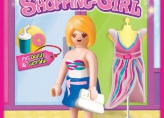 Playmobil - 30798153-ger - Süßes Shopping-Girl. Mit Donut & Soft-Drink