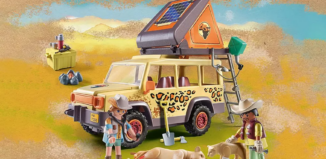 Playmobil - 71293 - Wiltopia - Vehículo todoterreno con Leones