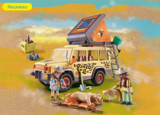 Playmobil - 71293 - With the Off Road Vehicle at the Lions - Detail Playmobil - 71293 - With the Off Road Vehicle at the Lions