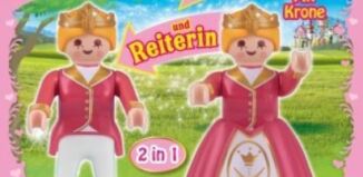 Playmobil - 30797243-ger - 2 in 1 figure: cute princess and rider. With alternative prom dress