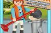 Playmobil - 30796334-ger - Garbage Collector. With Broom, Dustbin and a Lot of Trash