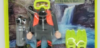 Playmobil - 30797154-ger - Rettungstaucher mit Flossen und Druckluftflasche