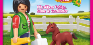 Playmobil - 30796543-ger - Tierärztin mit süßem Fohlen, Salbe & Arztkoffer
