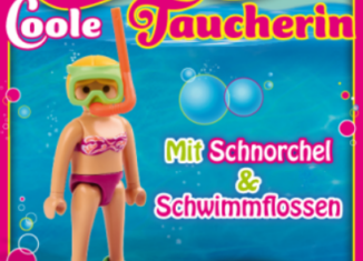 Playmobil - 30794343-ger - Coole Taucherin mit Schnorchel & Flossen