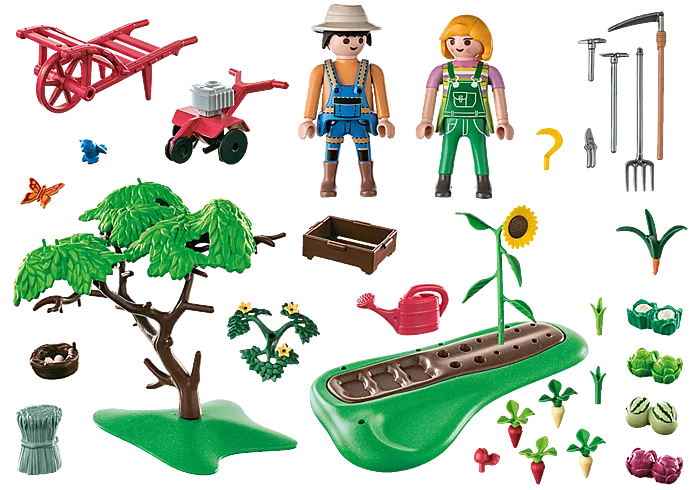 Playmobil 71380 - Starter Pack Farm Vegetable Garden - Back