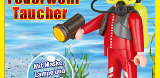 Playmobil - 30796794-ger - Feuerwehr-Taucher. Mit Maske, Lampe und Sauerstoffflasche