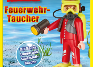 Playmobil - 30796794-ger - Feuerwehr-Taucher. Mit Maske, Lampe und Sauerstoffflasche