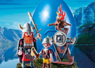 Playmobil - 9209v1 - viking avec son fils